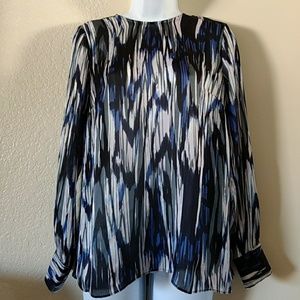 Vince Camuto Pullover Blouse Size XS Blue